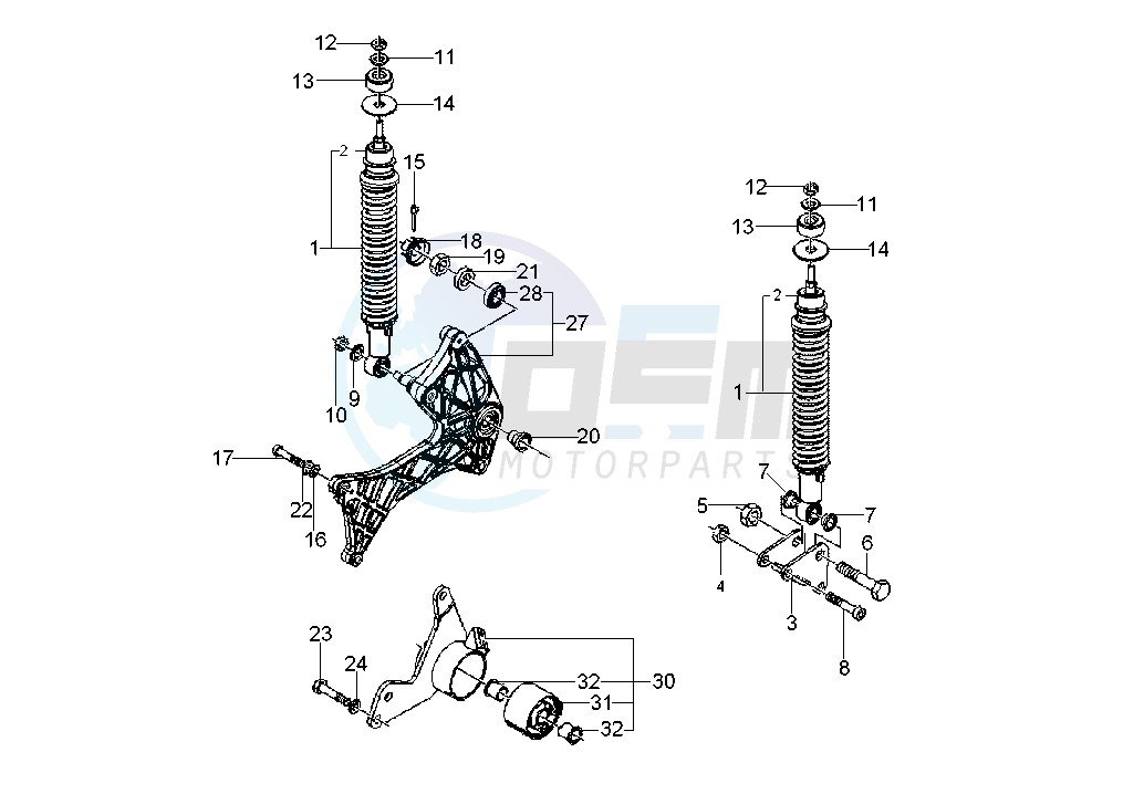 Rear Shock absorber image