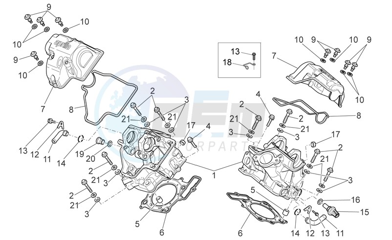 Cilinder head blueprint