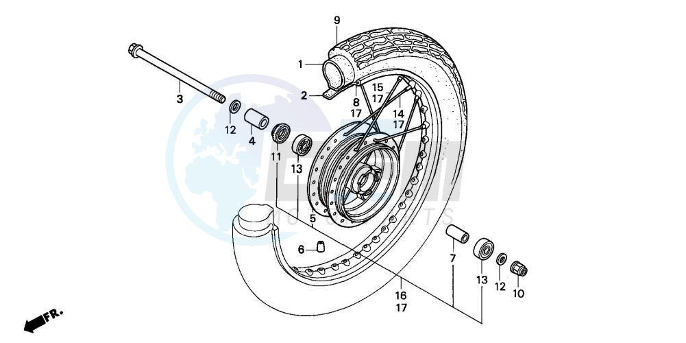 FRONT WHEEL (1) image