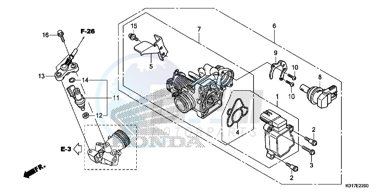 THROTTLE BODY/ FUEL INJECTOR image
