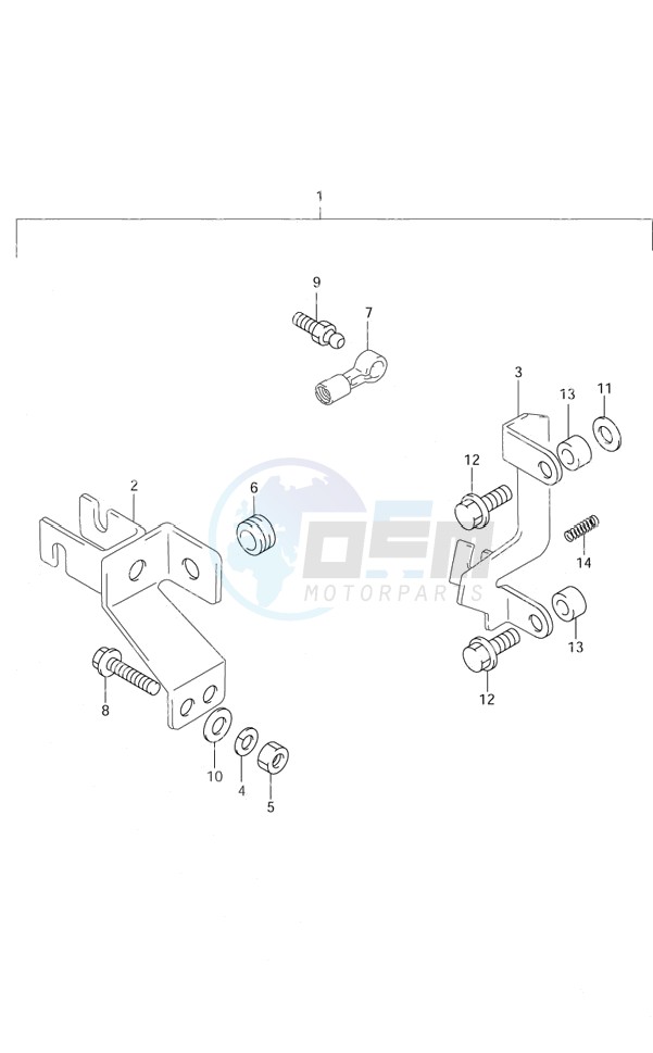 Remote Control Parts S/N 651001 to 652500 blueprint