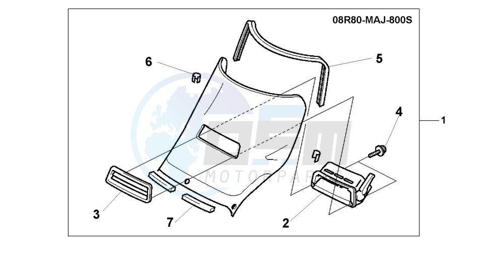 WIND SHIELD KIT image