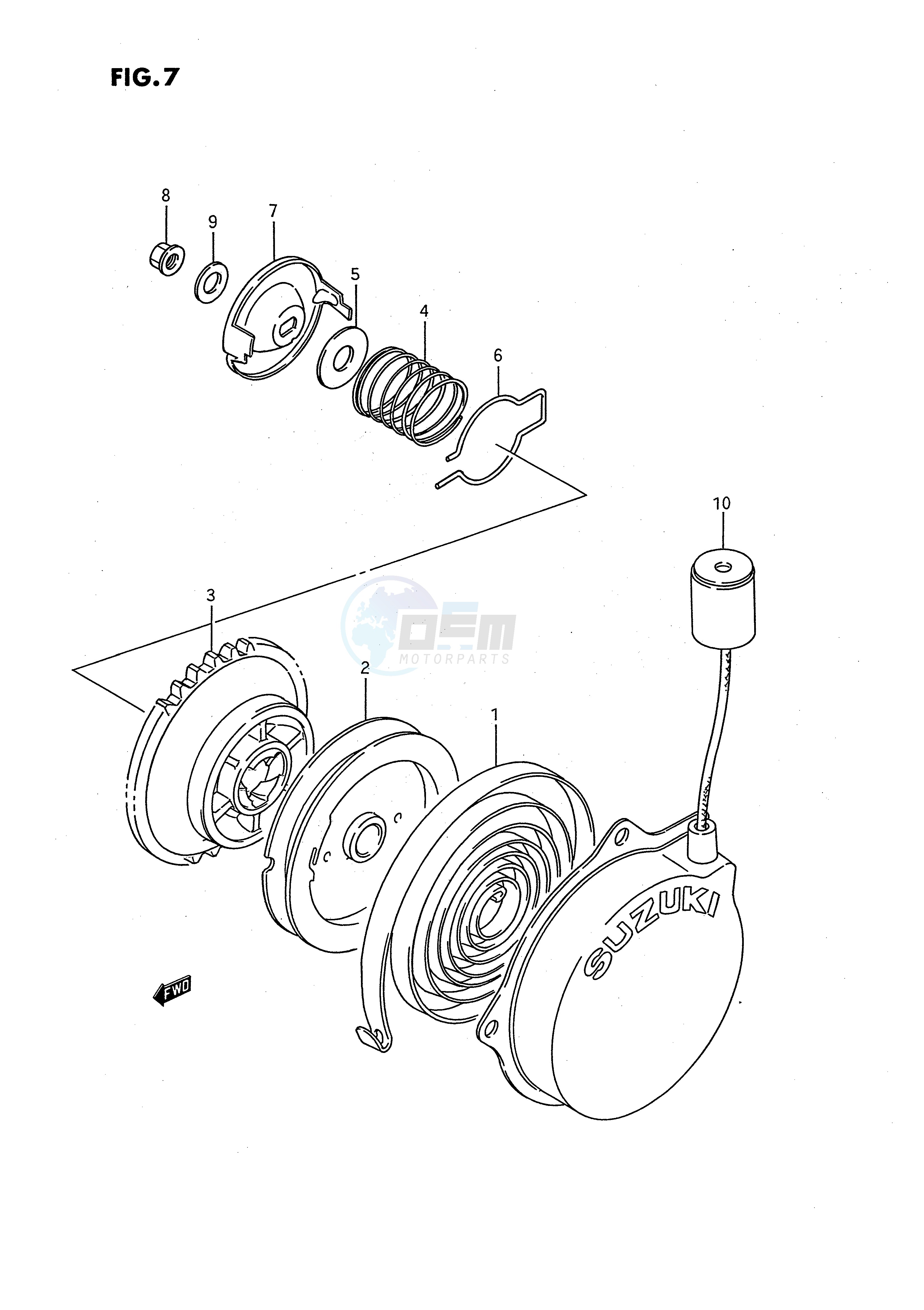 RECOIL STARTER (OPT) image