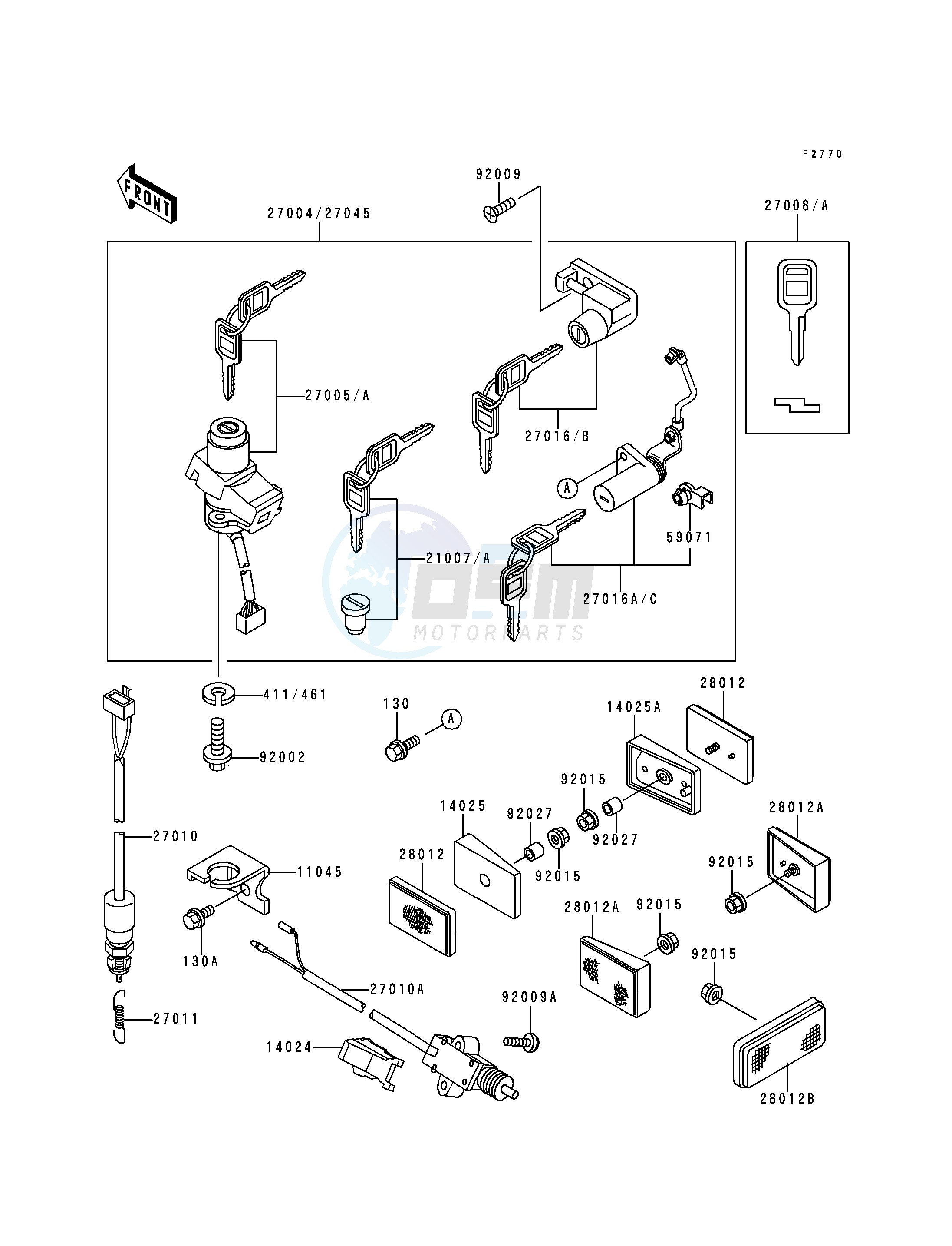 IGNITION SWITCH_LOCKS_REFLECTORS blueprint