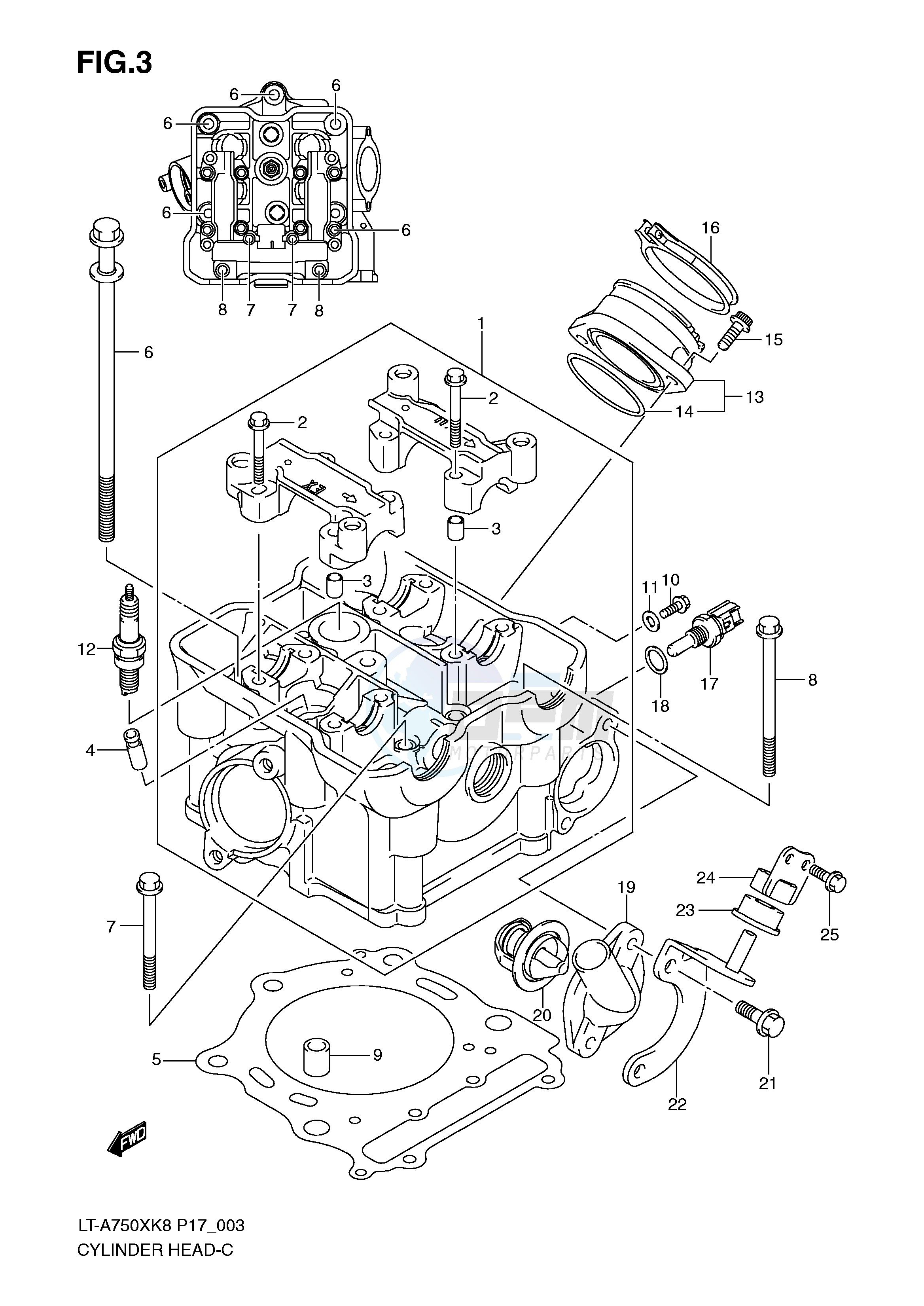 CYLINDER HEAD image