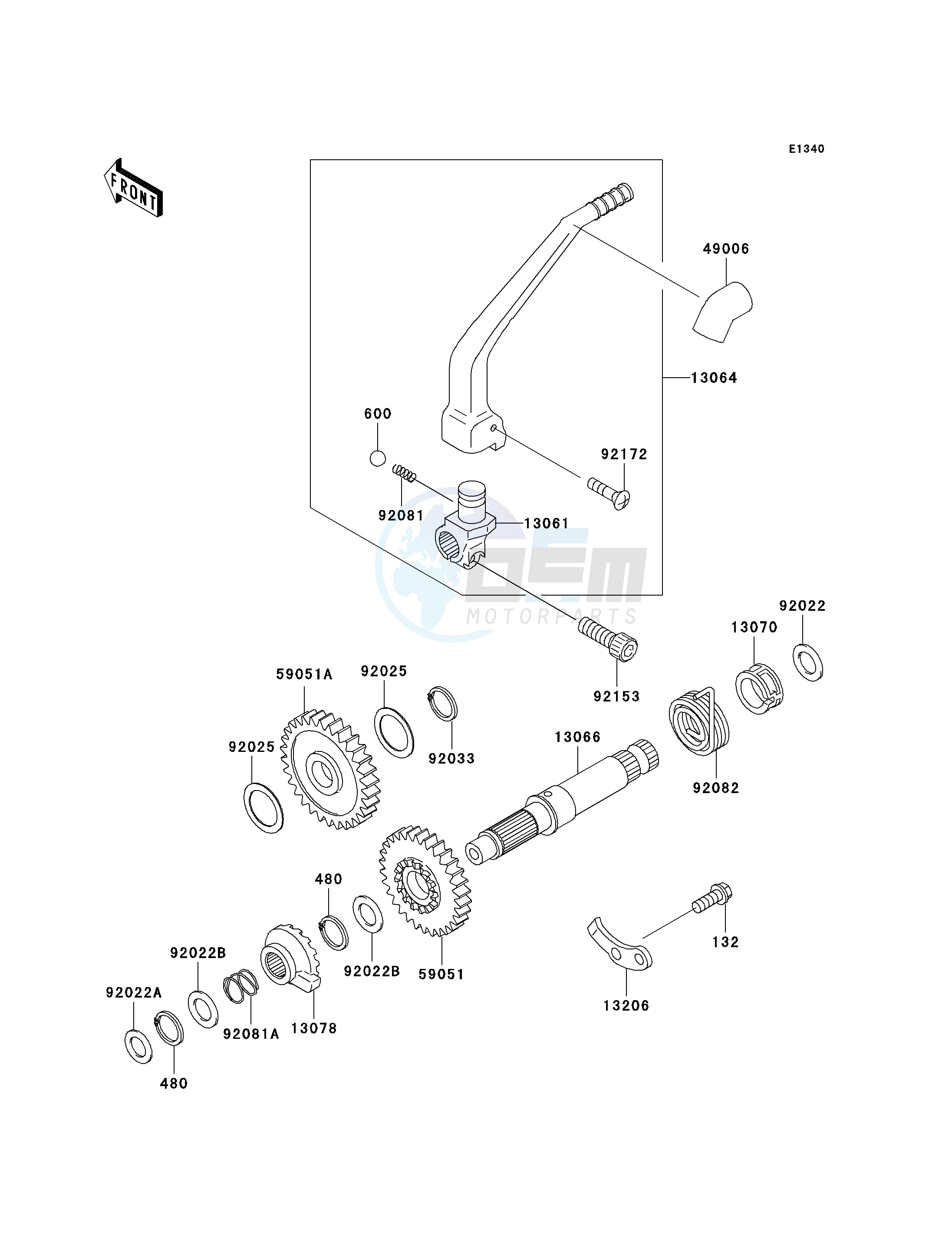 KICKSTARTER MECHANISM image