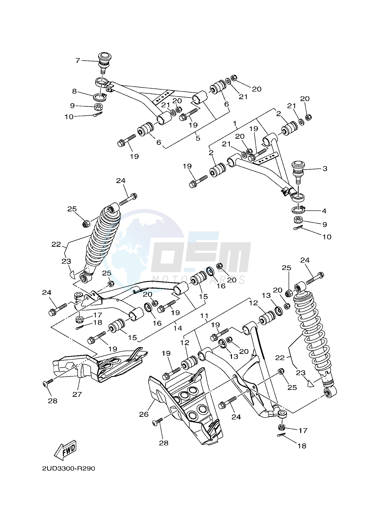 FRONT SUSPENSION & WHEEL image