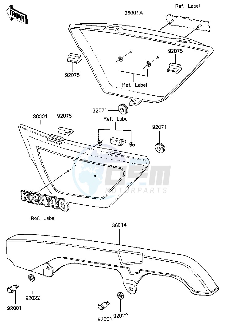 SIDE COVERS_CHAIN COVER -- 81 B2- - blueprint