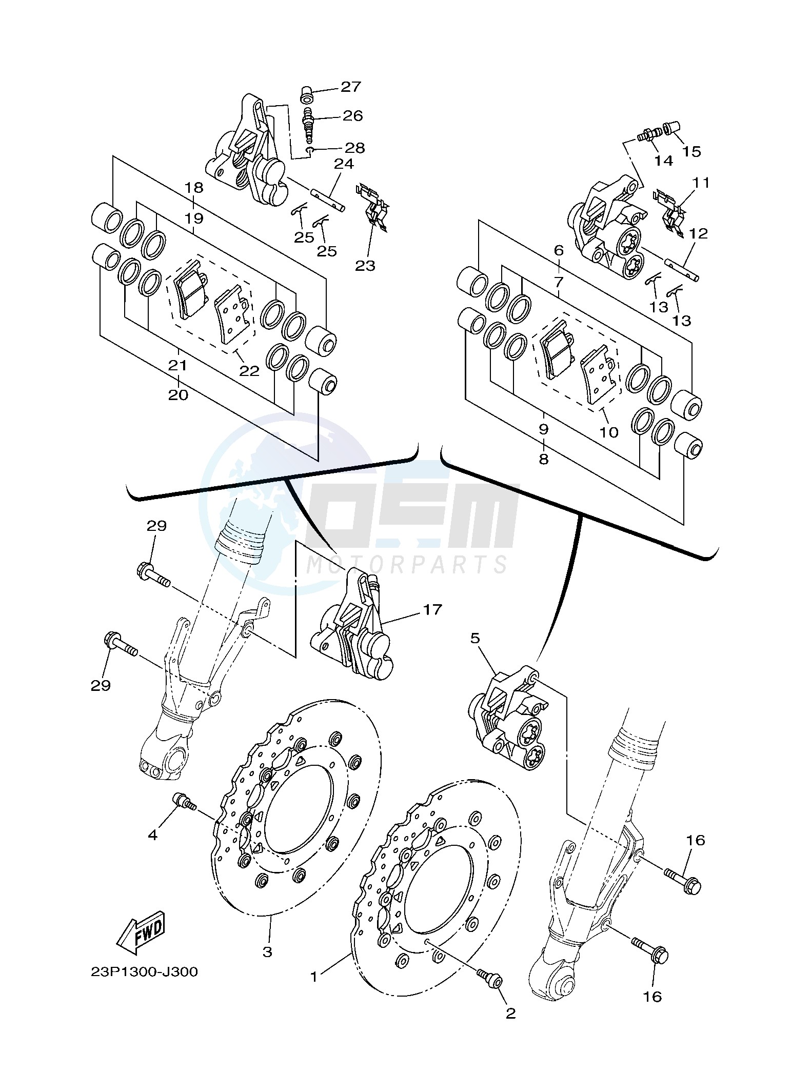 FRONT BRAKE CALIPER image