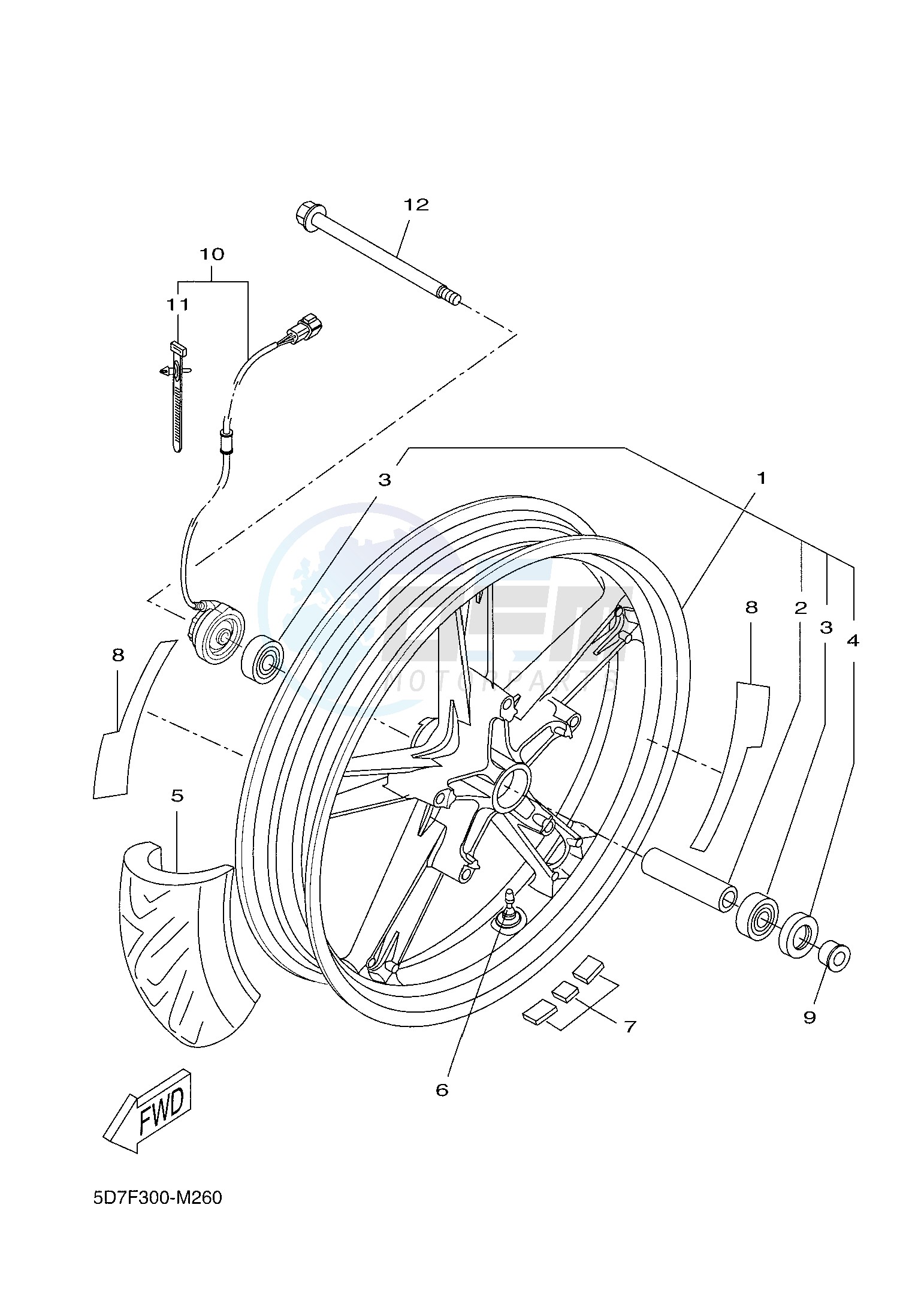 FRONT WHEEL image