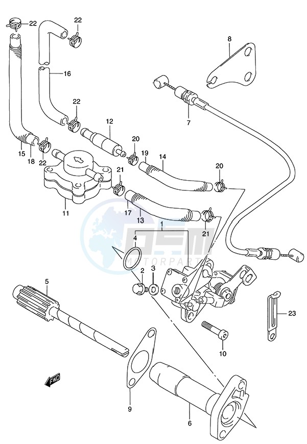 Oil Pump (DT140EFI blueprint
