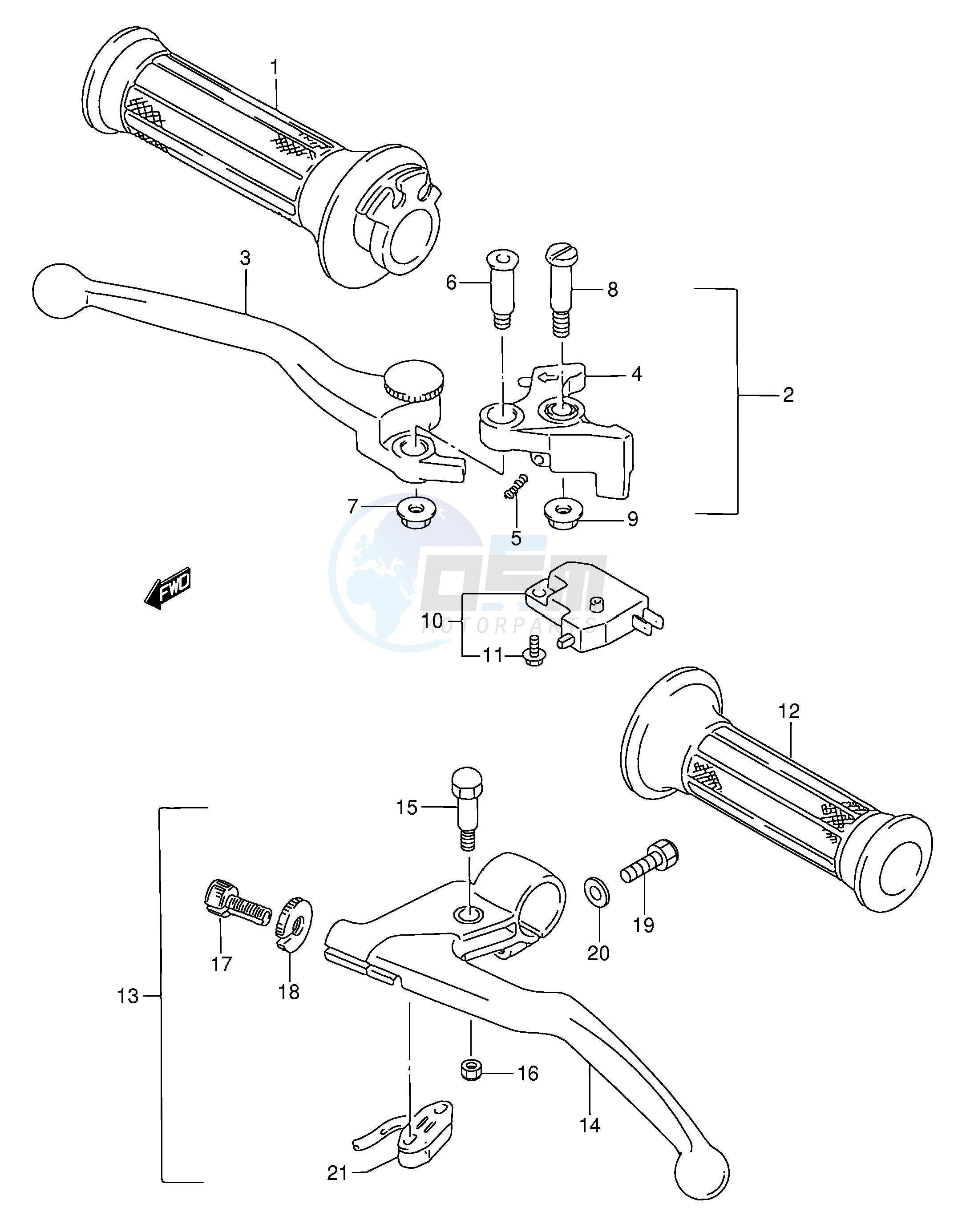 HANDLE LEVER image