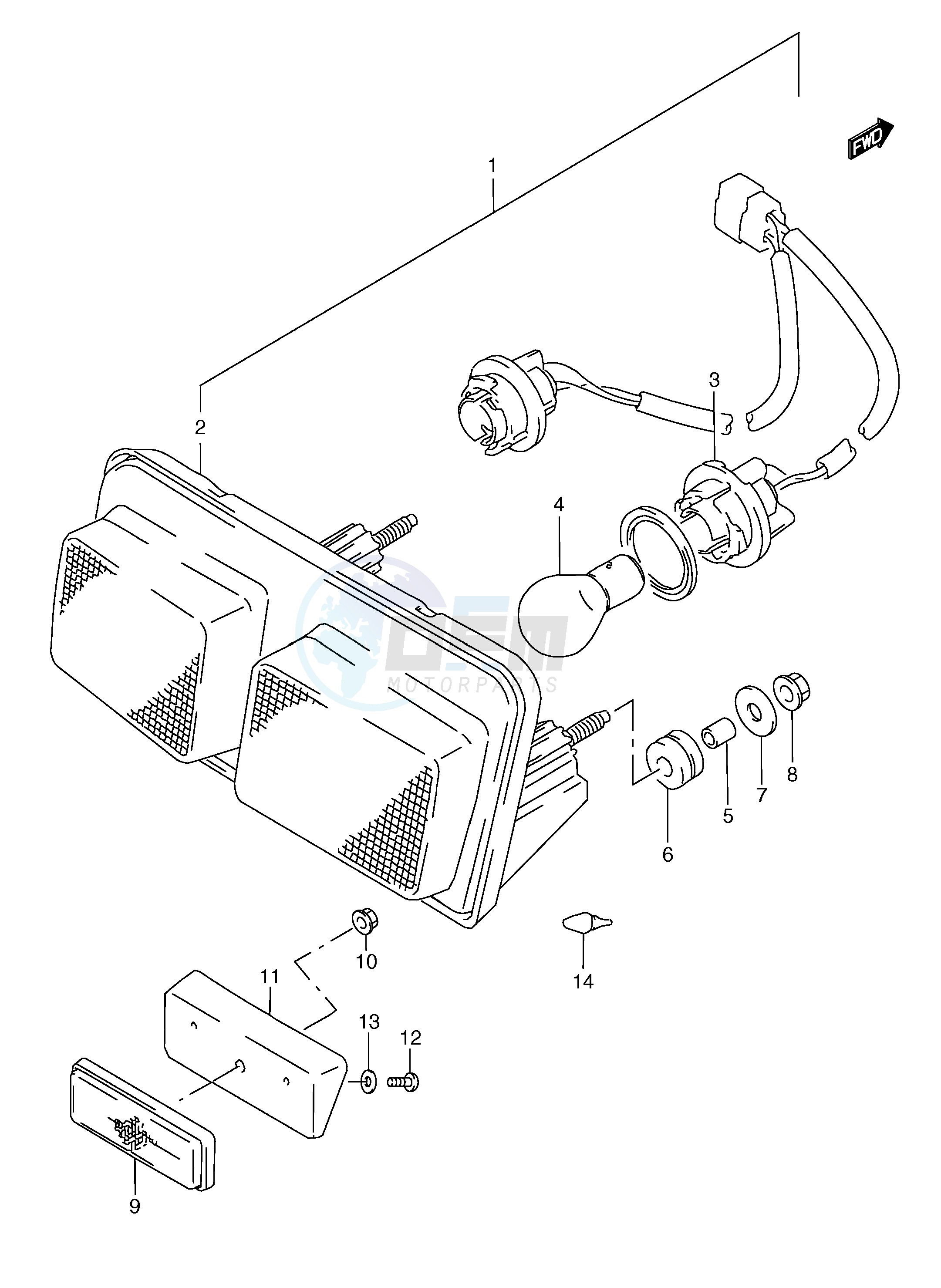 REAR COMBINATION LAMP image