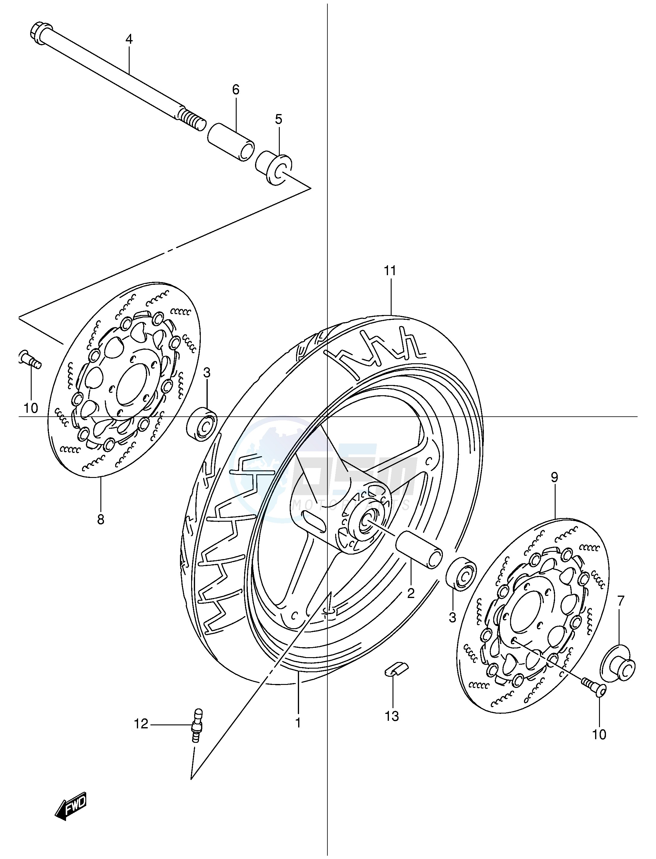 FRONT WHEEL image