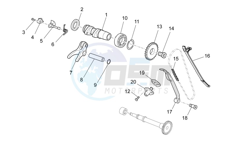 Front cylinder timing system image