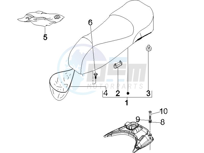 Saddle - Tool roll blueprint