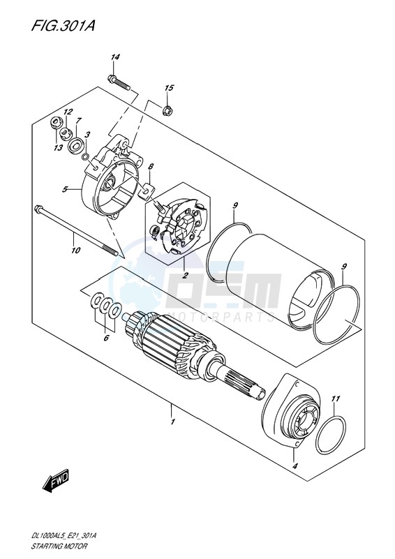 STARTING MOTOR image