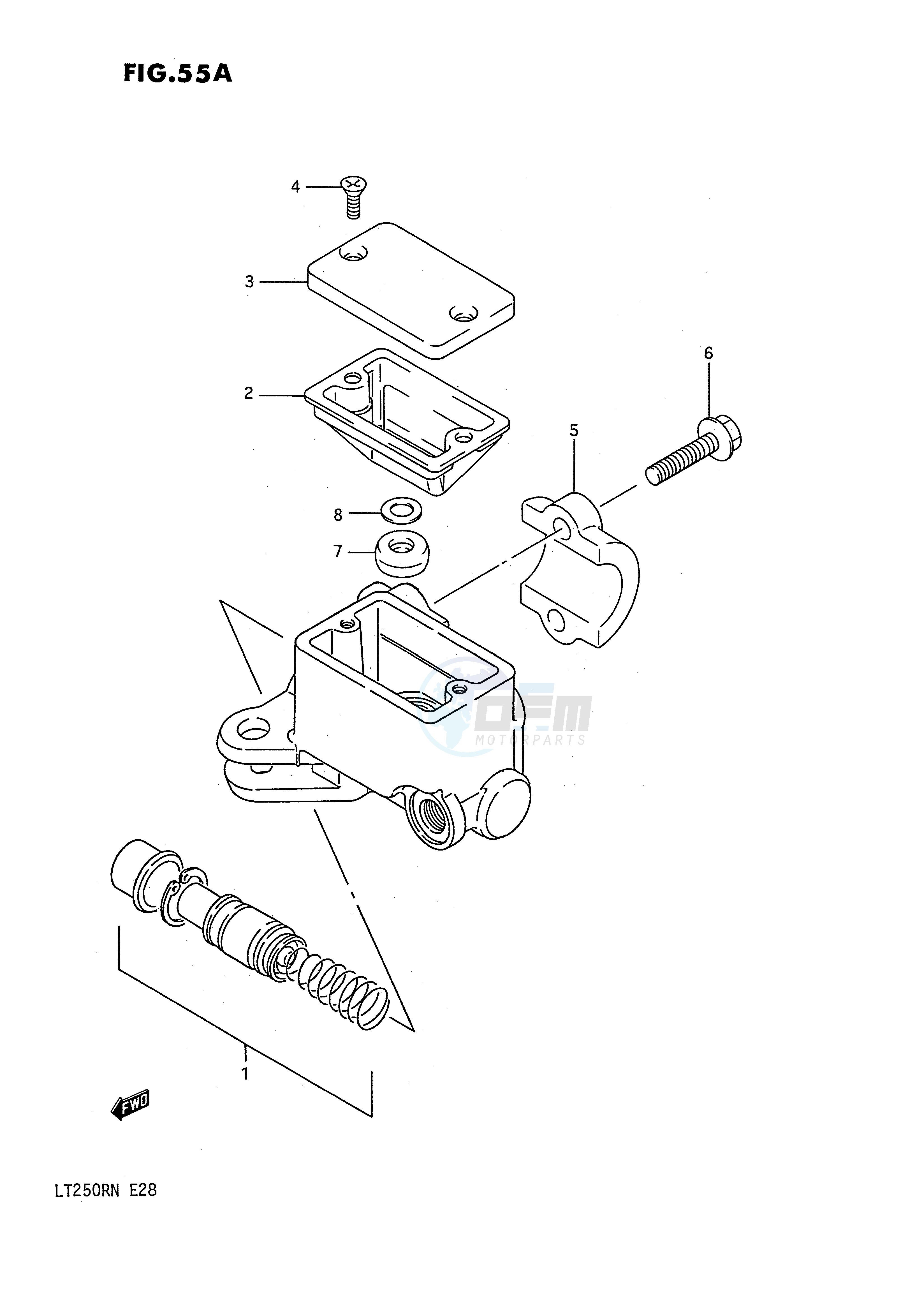 FRONT MASTER CYLINDER (MODEL M N) image