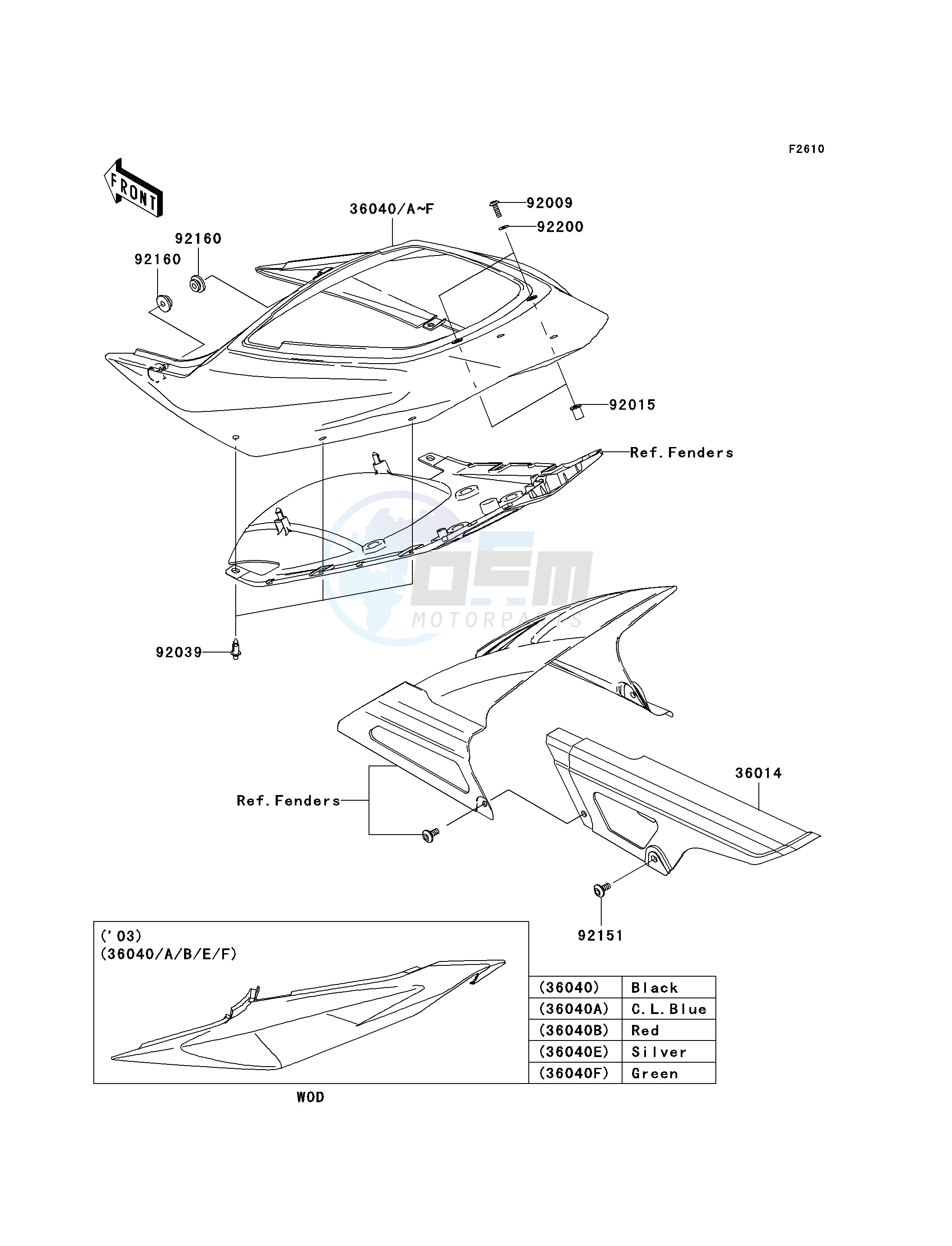 SIDE COVERS_CHAIN COVER blueprint