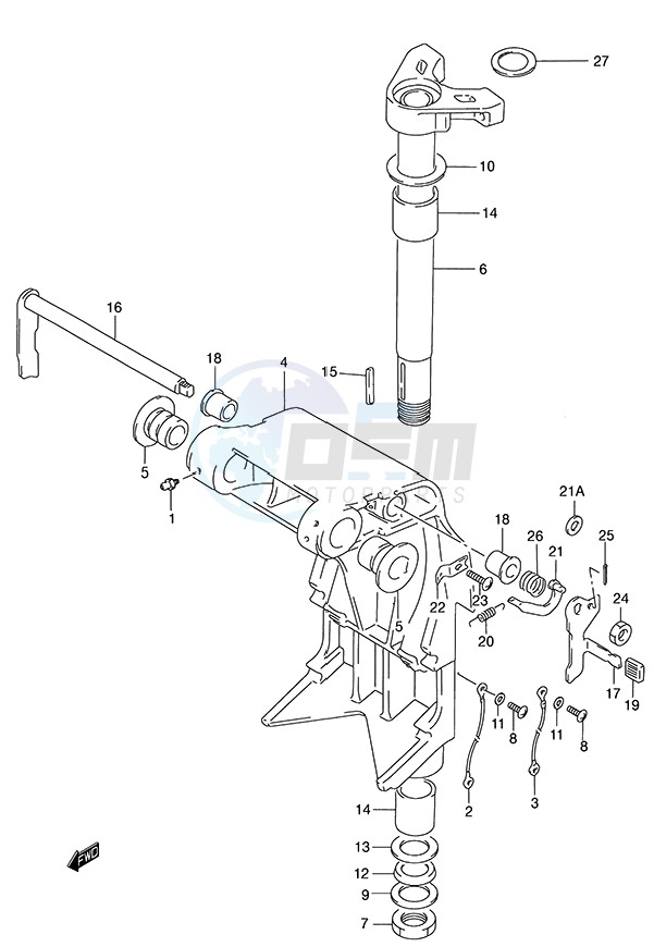 Swivel Bracket (1996 to 2001) image