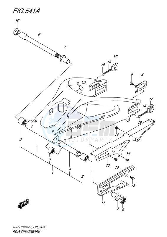 REAR SWINGINGARM image