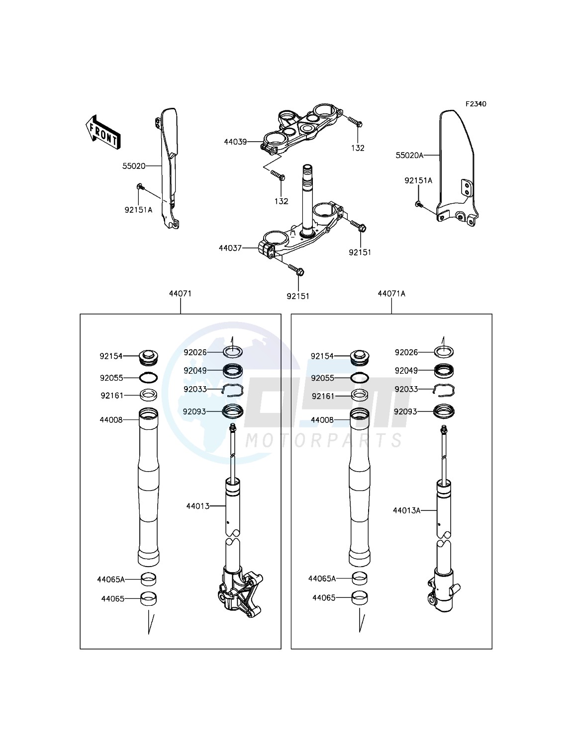 Front Fork blueprint