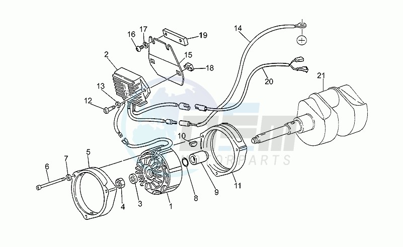 Ducati alternator blueprint