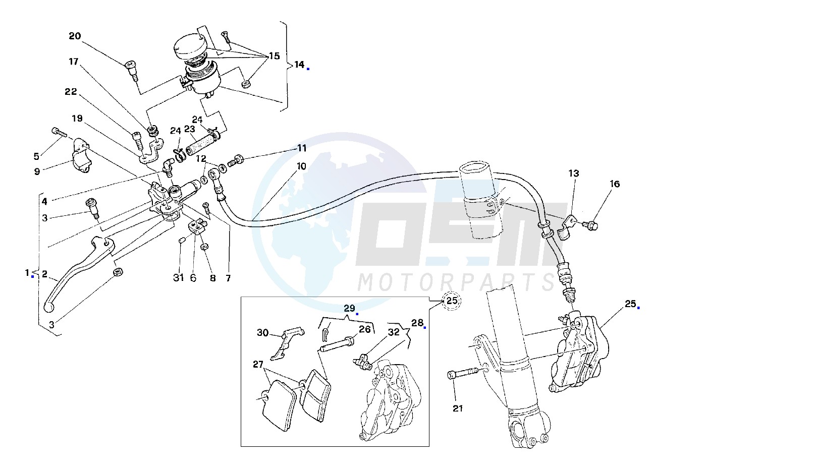 FRONT BRAKE SYSTEM image