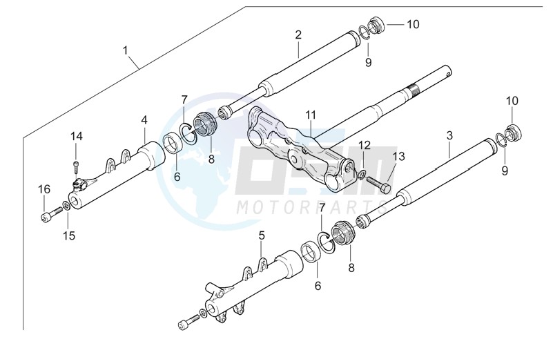 Front fork Marzocchi image