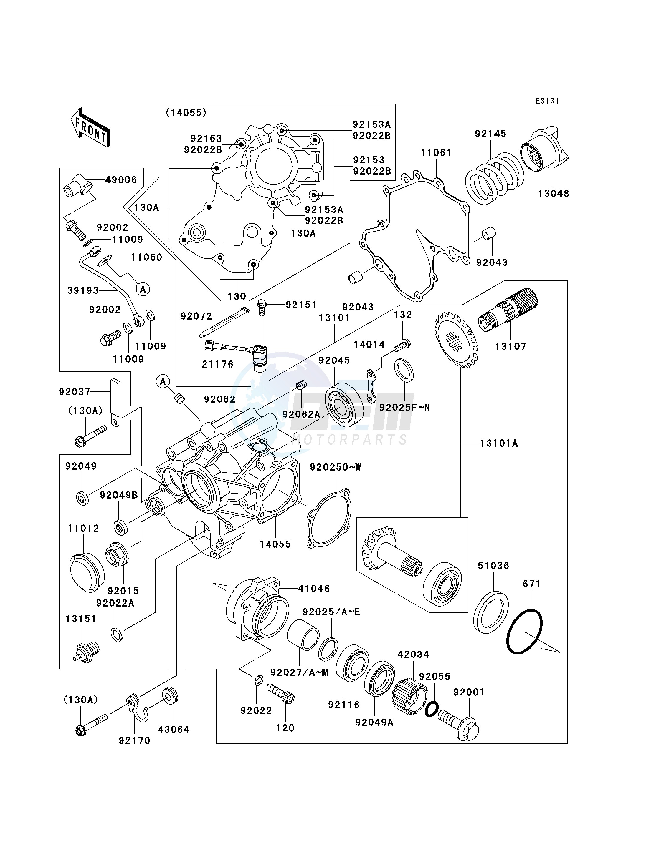 FRONT BEVEL GEAR image