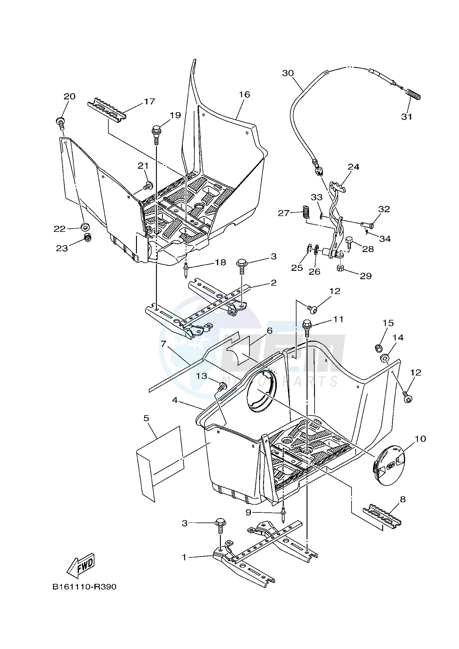 STAND & FOOTREST image