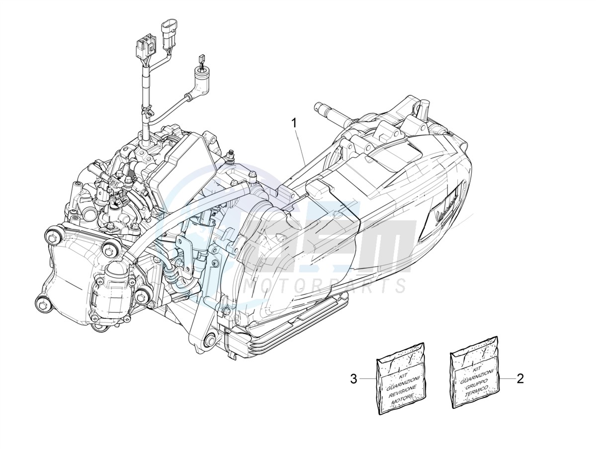 Engine, assembly image