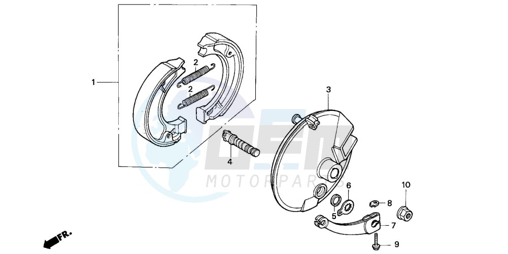 FRONT BRAKE PANEL image