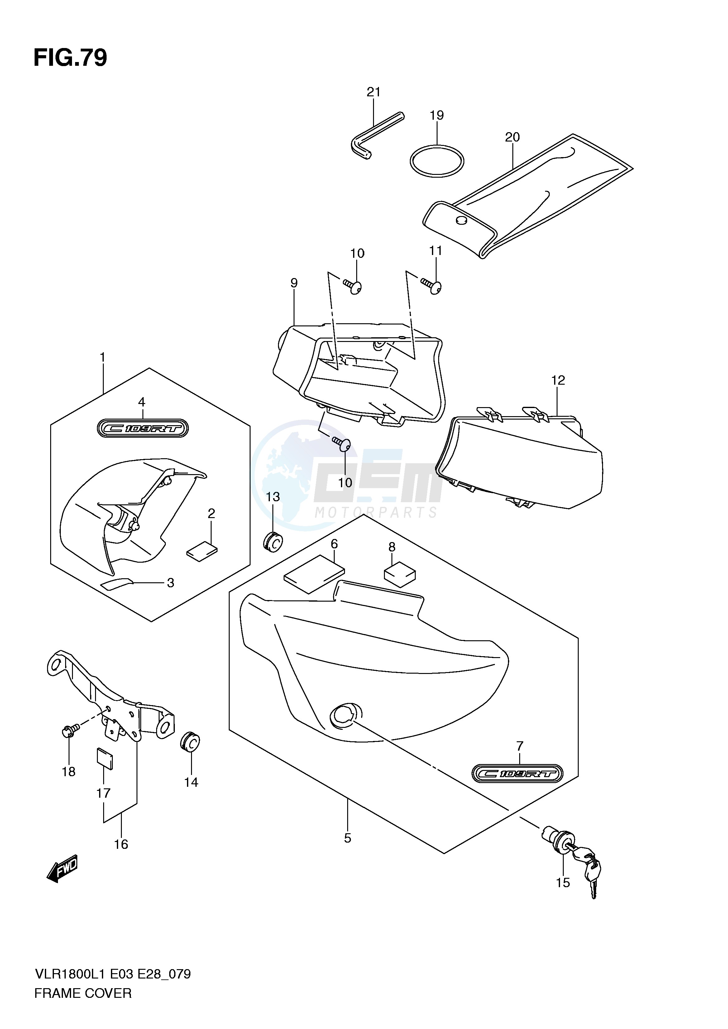 FRAME COVER (VLR1800TL1 E3) image