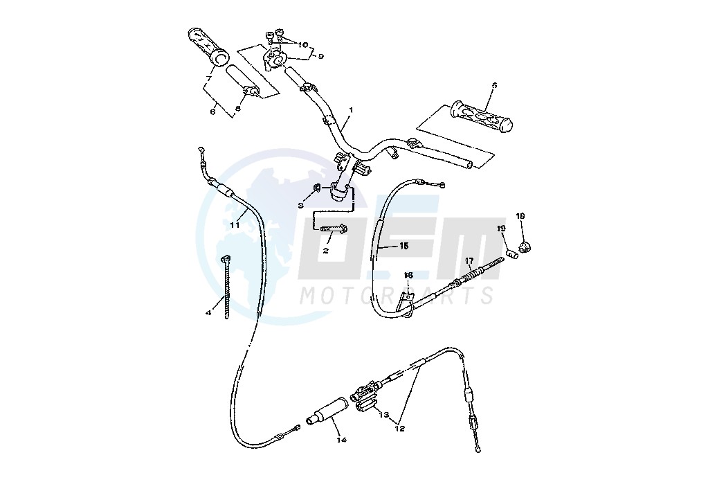 STEERING HANDLE- CABLE blueprint