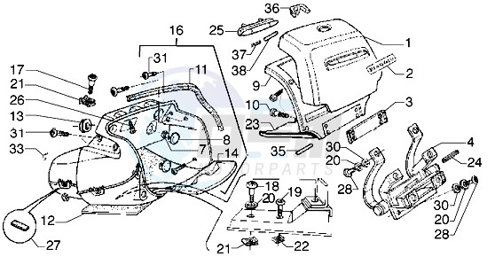 Glove compartment blueprint