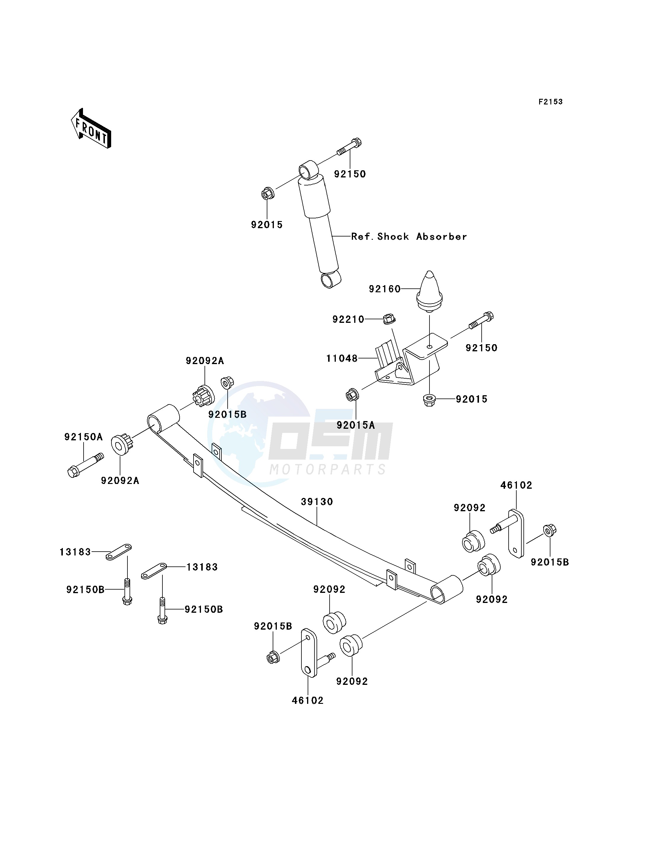 REAR SUSPENSION blueprint