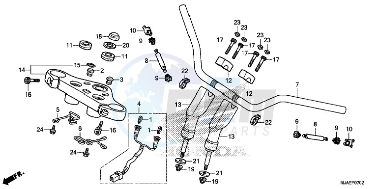 HANDLE PIPE (VT750C2S) image