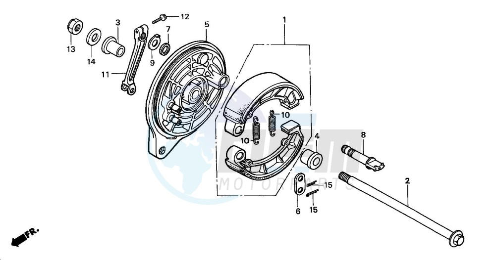 REAR BRAKE PANEL image