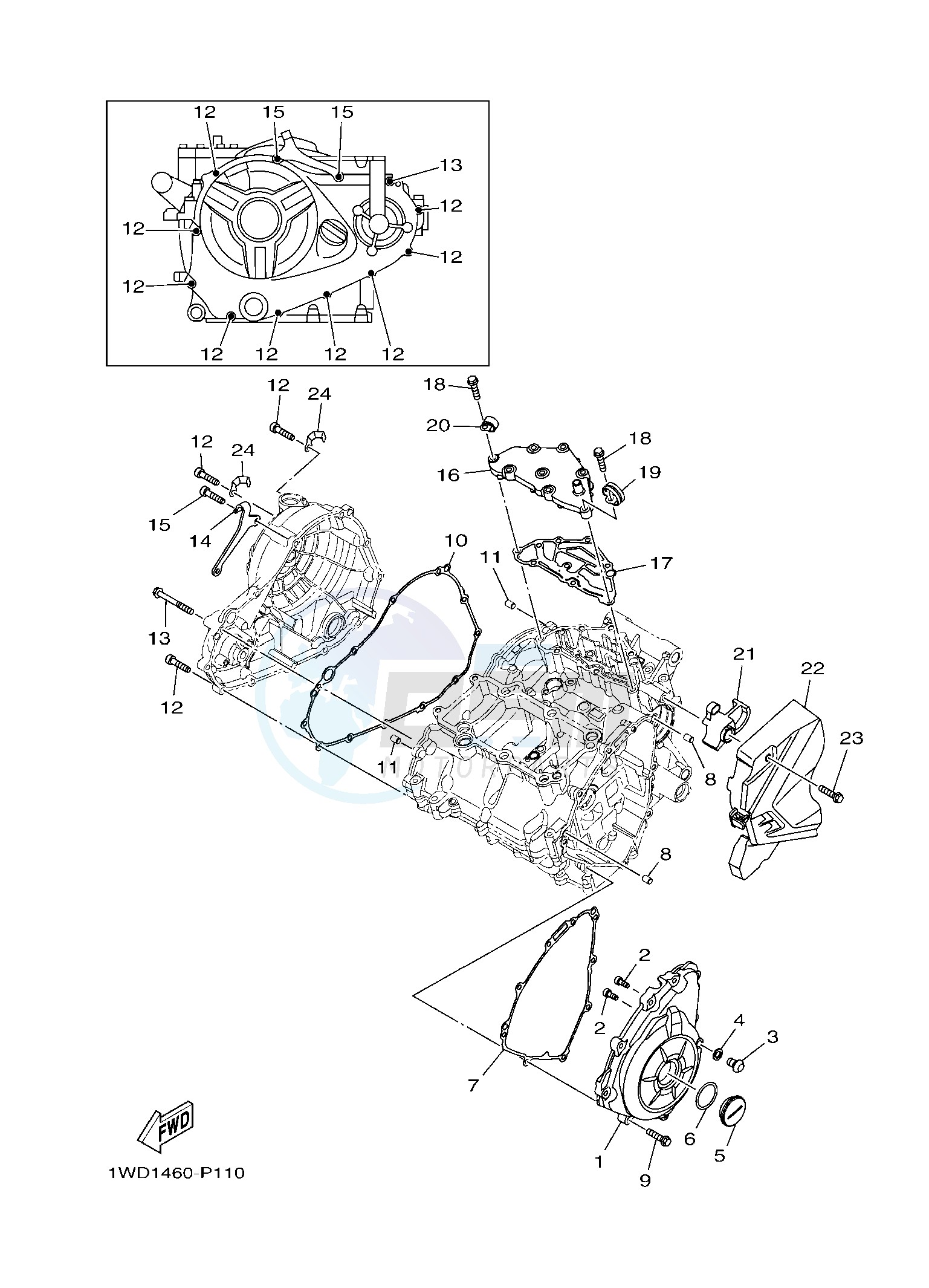 CRANKCASE COVER 1 image