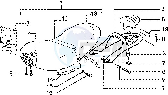 Saddle - carrier image