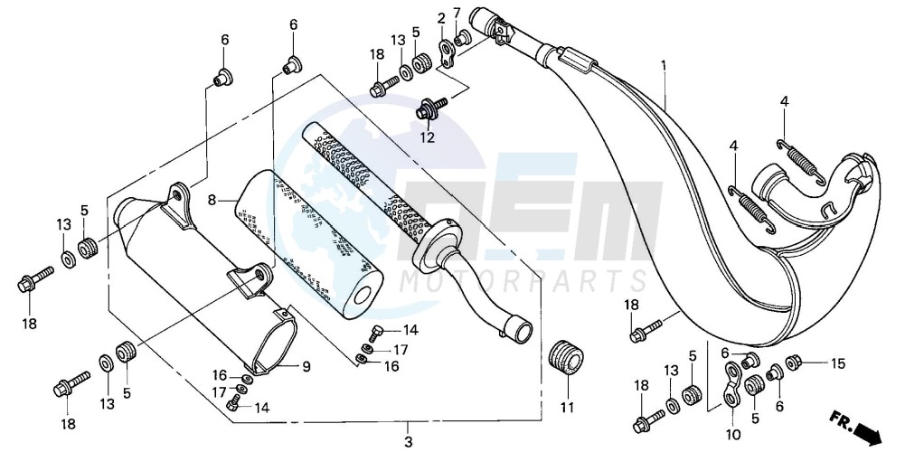 EXPANSION CHAMBER (CR250R2,3) (CM) image