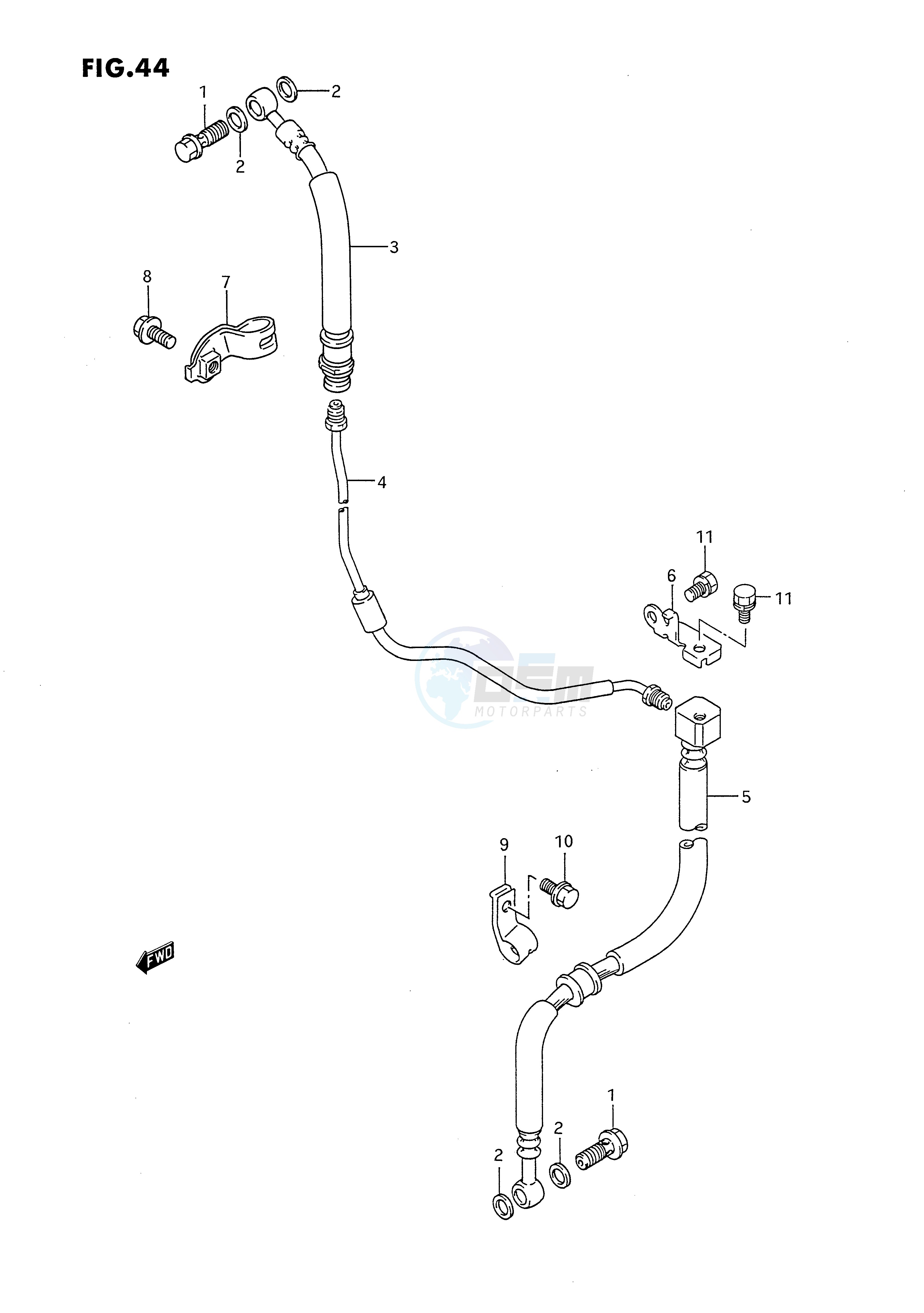 FRONT BRAKE HOSE image