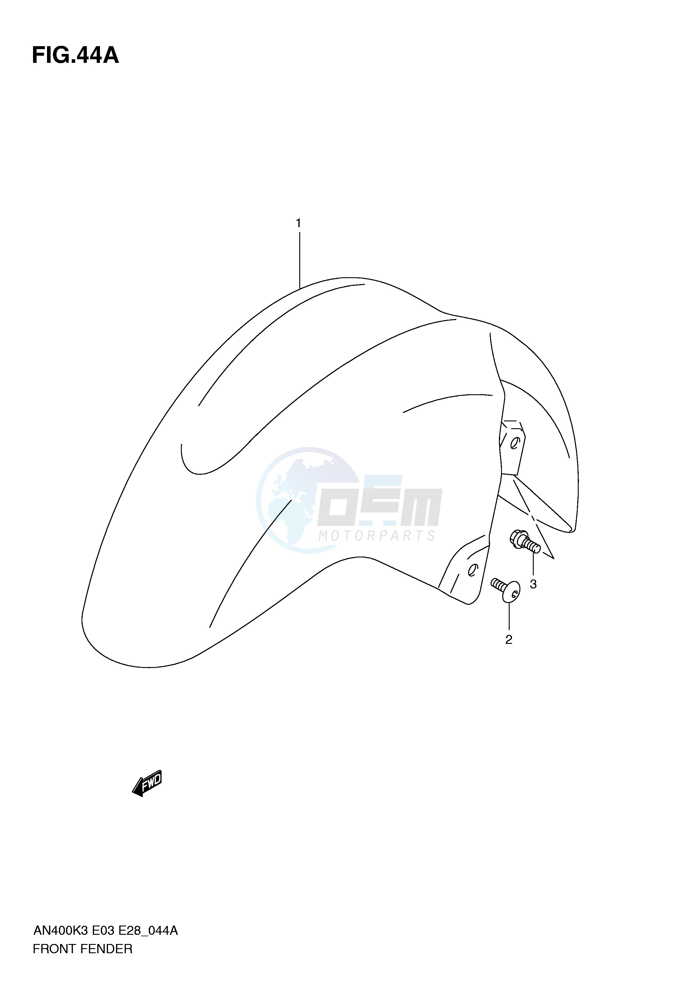 FRONT FENDER (AN400SK5 SK6) image