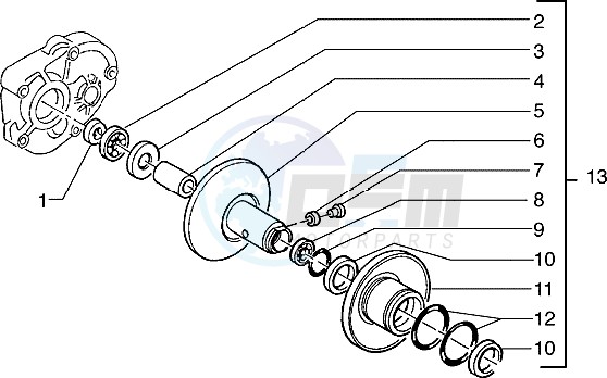 Driven pulley image