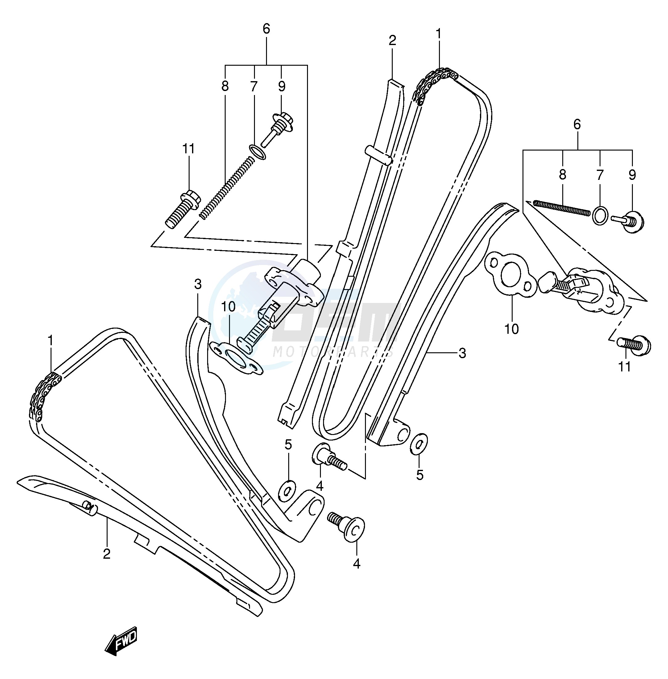 CAM CHAIN blueprint