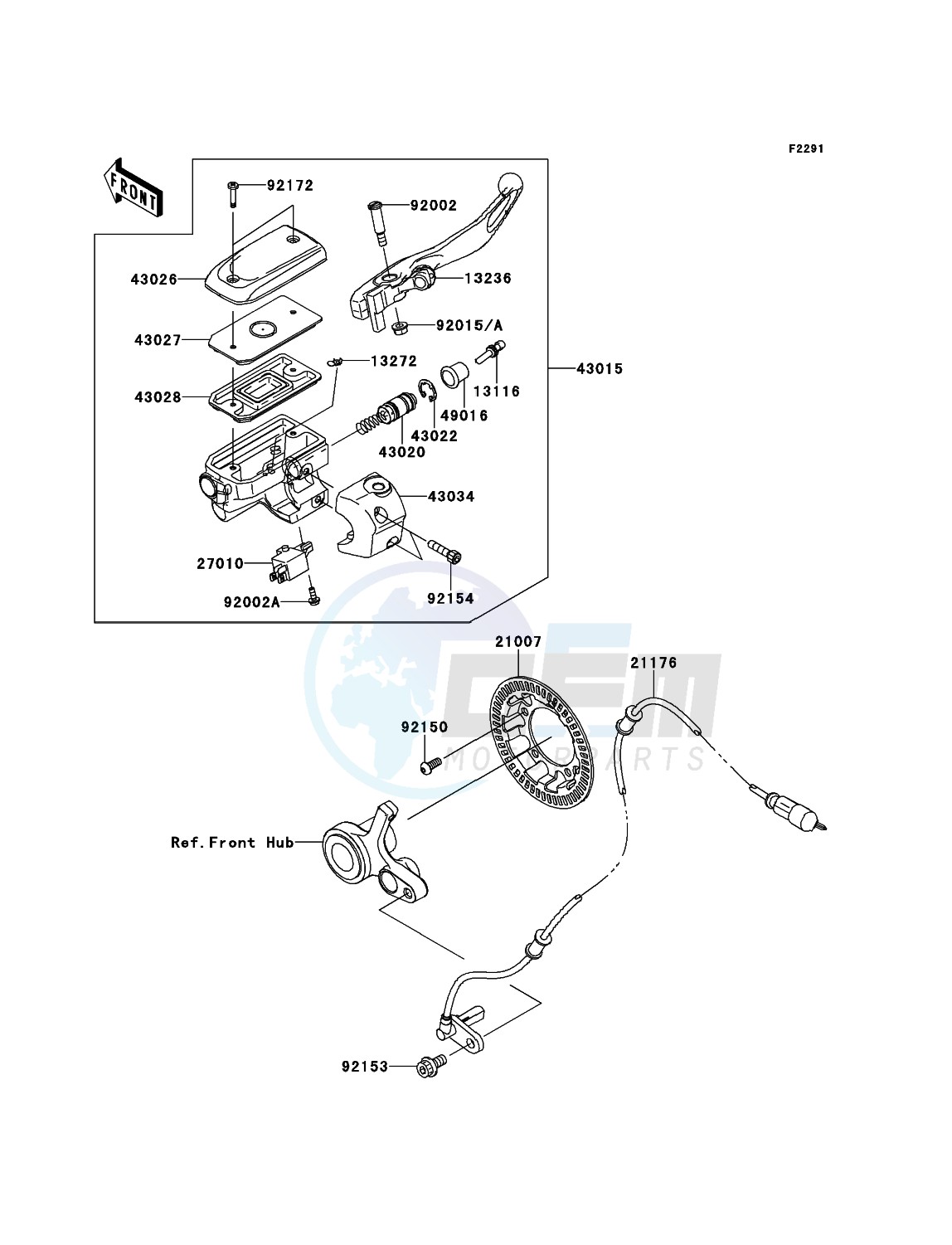 Front Master Cylinder image