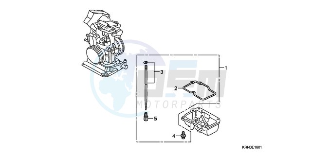 CARBURETOR O.P. KIT blueprint