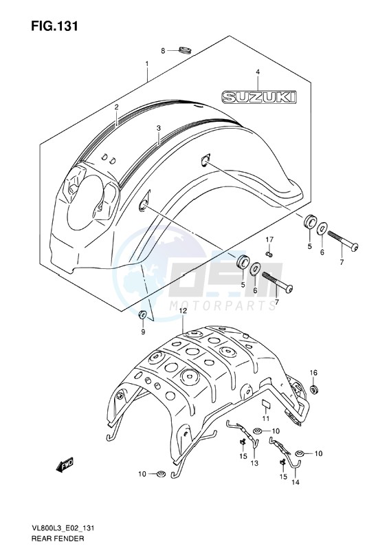 REAR FENDER image