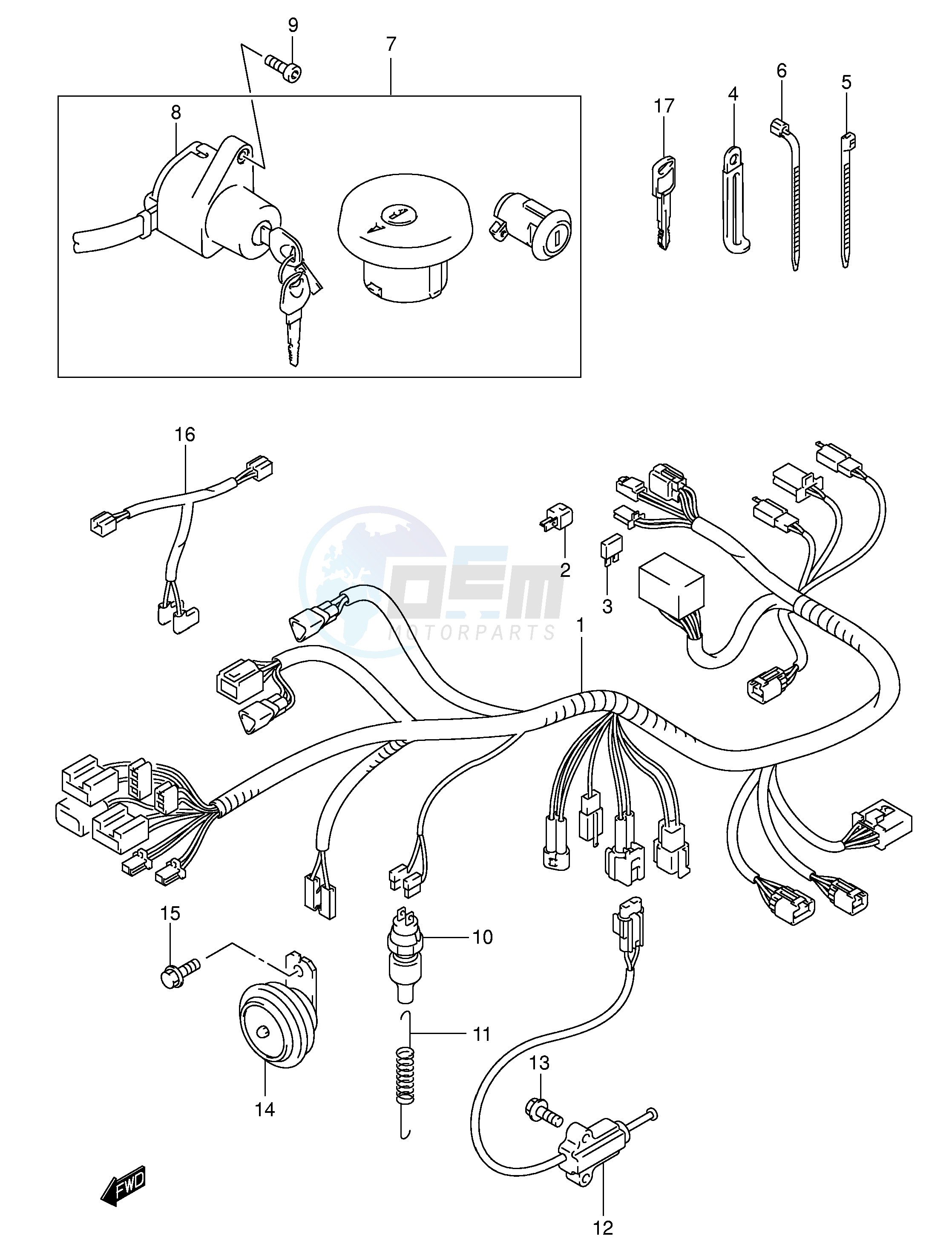 WIRING HARNESS (MODEL Y K1 K2) image